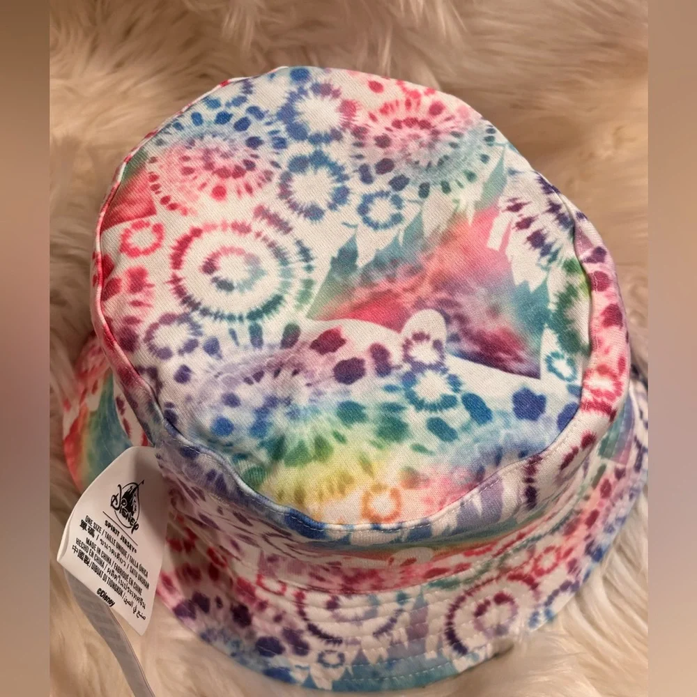 2024 Disney Parks Spirit Jersey Pastel Reversible Bucket Hat - New With Tags